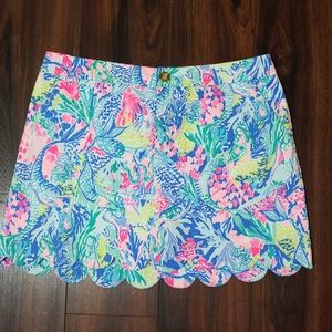 Lilly Pulitzer Mermaid Cove Skort